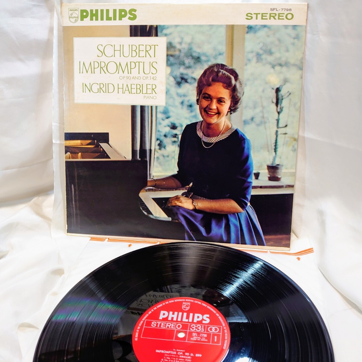9429【LP盤】イングリットヘブラー Ingrid Haebler / シューベルト:即興曲集 Op.90 & Op.142 SFL-7798 クラシック 12インチ レコード拍卖