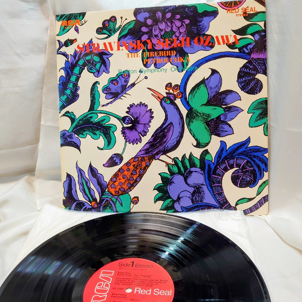 9431【LP盤】 小澤征爾 / ストラヴィンスキー:火の鳥組曲 The Firebird SRA-2712 クラシック 12インチ レコード 拍卖