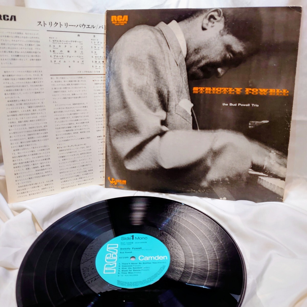 9435【LP盤】 バドパウエルトリオ The Bud Powell Trio / Strictly Powell RGP-1096 MONO JAZZ ジャズ 12インチ レコード拍卖