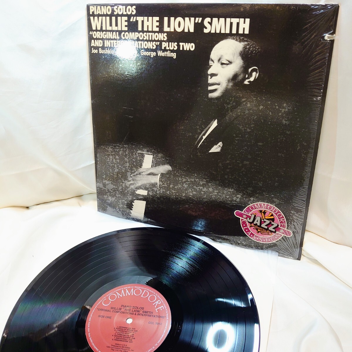9469【US盤/LP】 ウィリアムスミス Willie The Lion Smith / Piano Solos CCL7012 MONO JAZZ ジャズ 12インチ レコード シュリンク カット拍卖