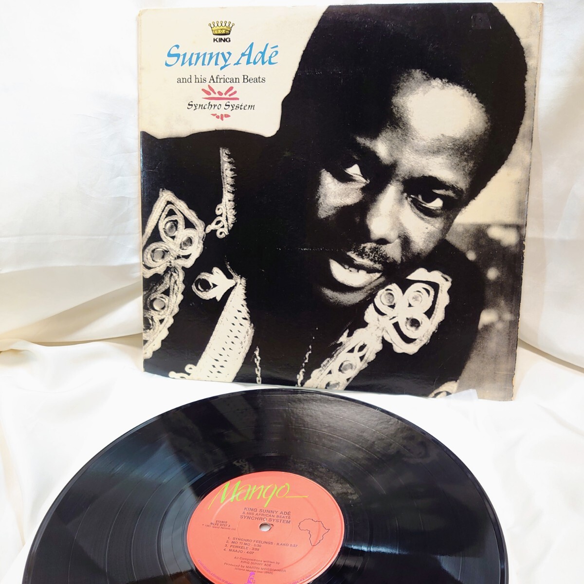 9487【US盤/LP】 キングサニーアデ KING Sunny Ade / Synchro System MLPS9737 洋楽 ファンク ワールドミュージック 12インチ レコード拍卖