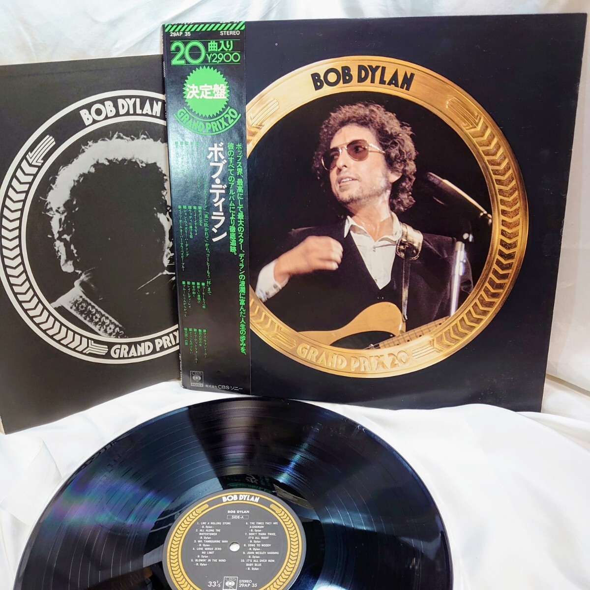 9492【LP盤】 BOB DYLAN ボブディラン / GRANDPRIX20 29AP35 洋楽 フォーク ロック 12インチ レコード 帯拍卖
