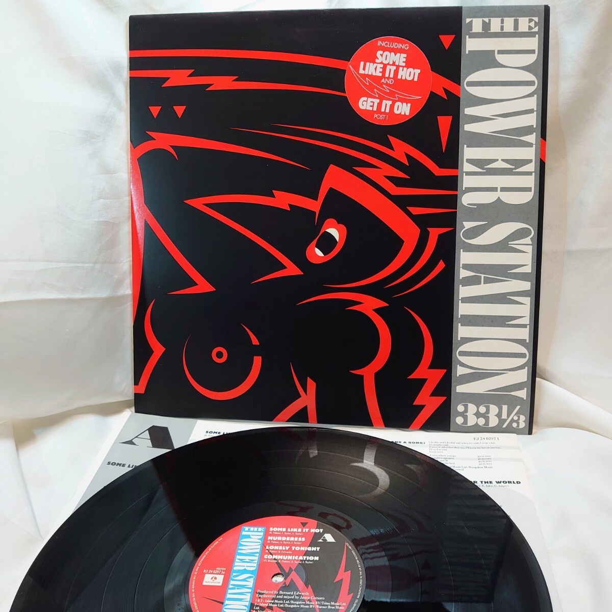 9493【UK盤/LP】 The Power Station / パワーステーション EJ2402971 洋楽 ロック 12インチ レコード拍卖