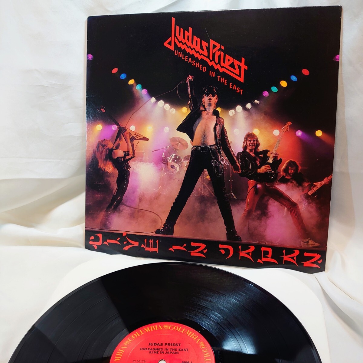 9507【US盤/LP】 ジューダスプリースト JUDAS PRIEST / Unleashed In The East JC36179 洋楽 メタル ハードロック 12インチ レコード拍卖