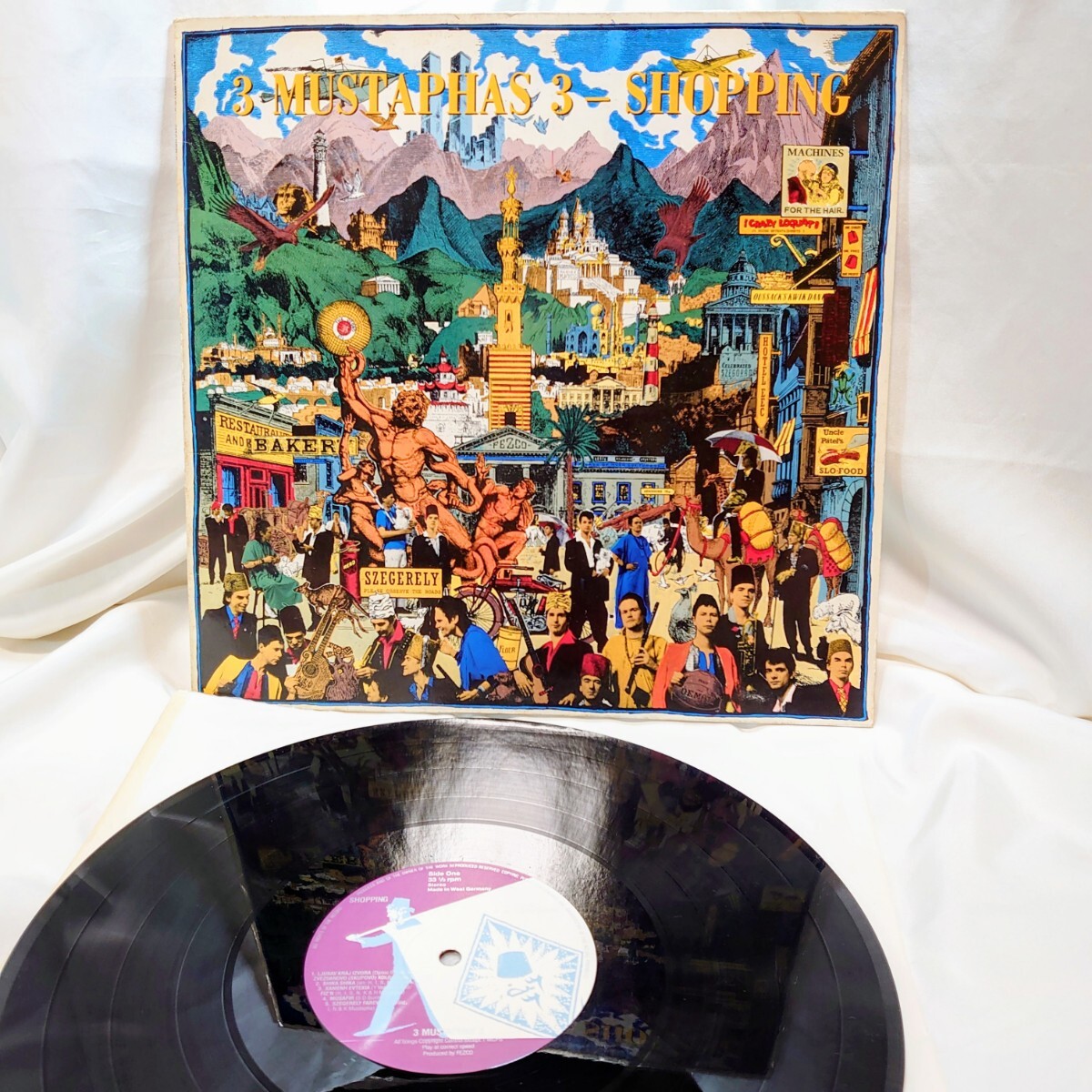 9524【西ドイツ盤/LP】 3 Mustaphas 3 スリームスタファズスリー / Shopping ORB022 実験音楽 民族音楽 ロック 12インチ レコード拍卖