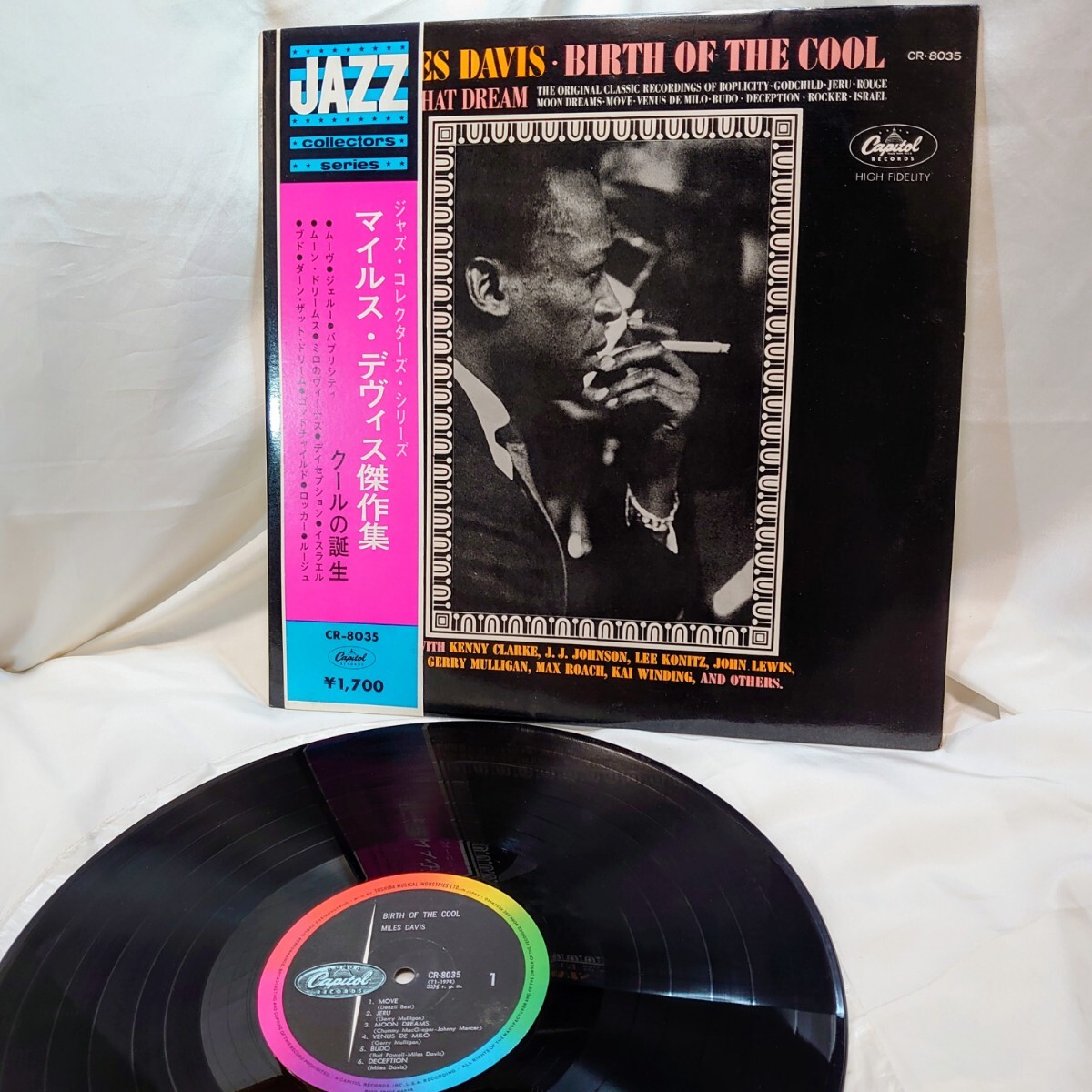 9534【LP盤】 Miles Davis マイルスデイヴィス / Birth Of The Cool CR-8035 JAZZ ジャズ 12インチ レコード 帯拍卖
