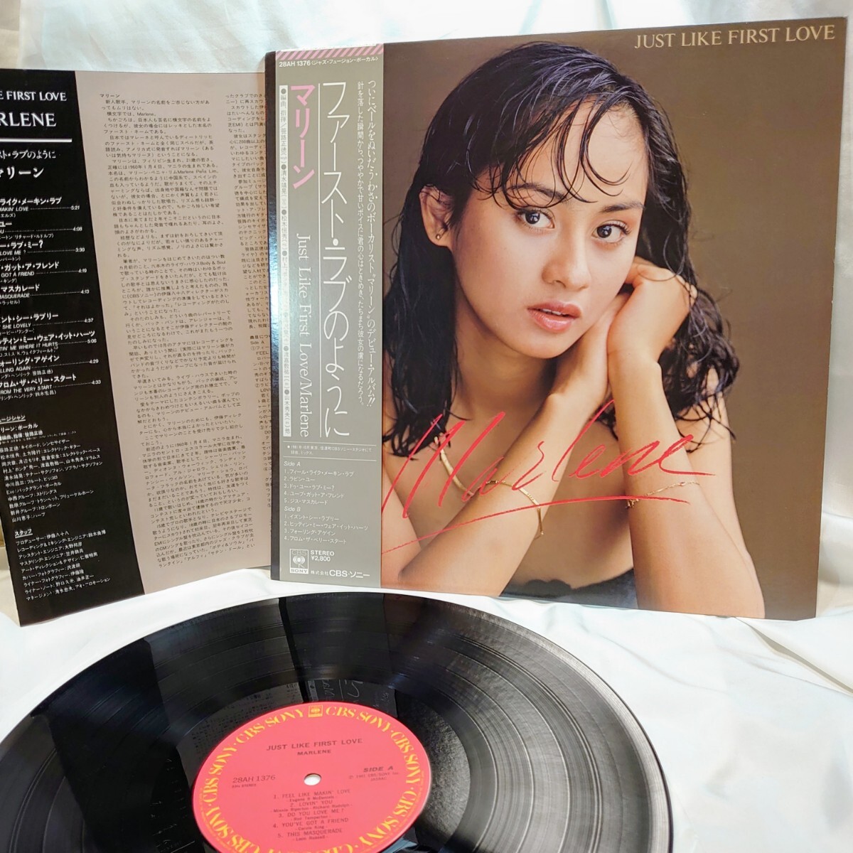 9544【LP盤】 マリーン Marlene / ファーストラブのように 28AH1376 JAZZ ジャズ 12インチ レコード 帯拍卖