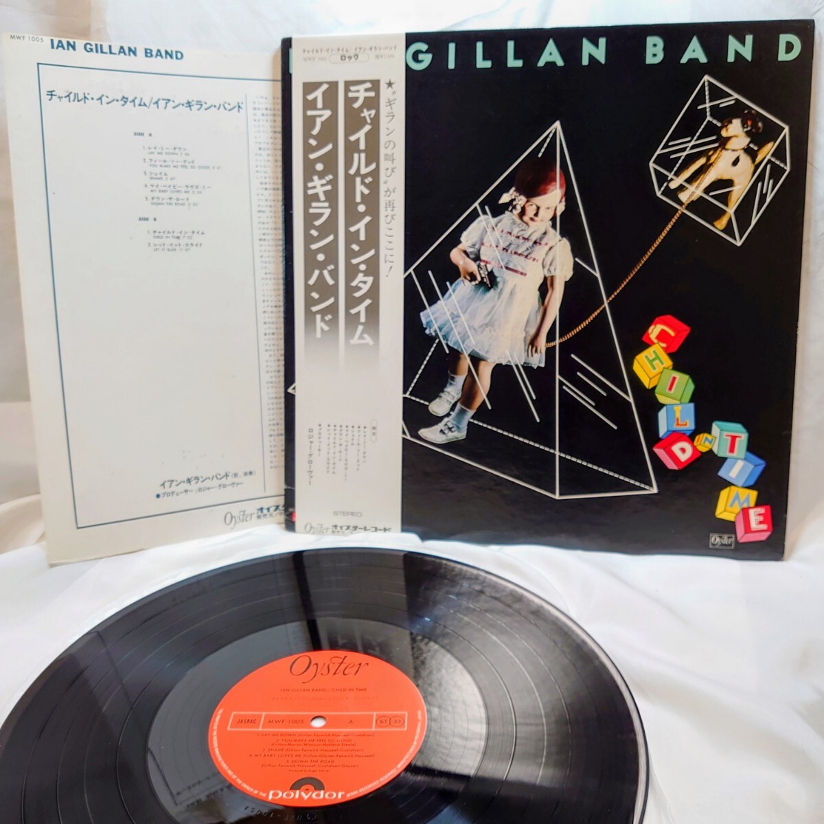 9546【LP盤】 IAN GILLAN BAND イアンギランバンド / CHILD IN TIME MWF1005 洋楽 ハードロック 12インチ レコード 帯拍卖