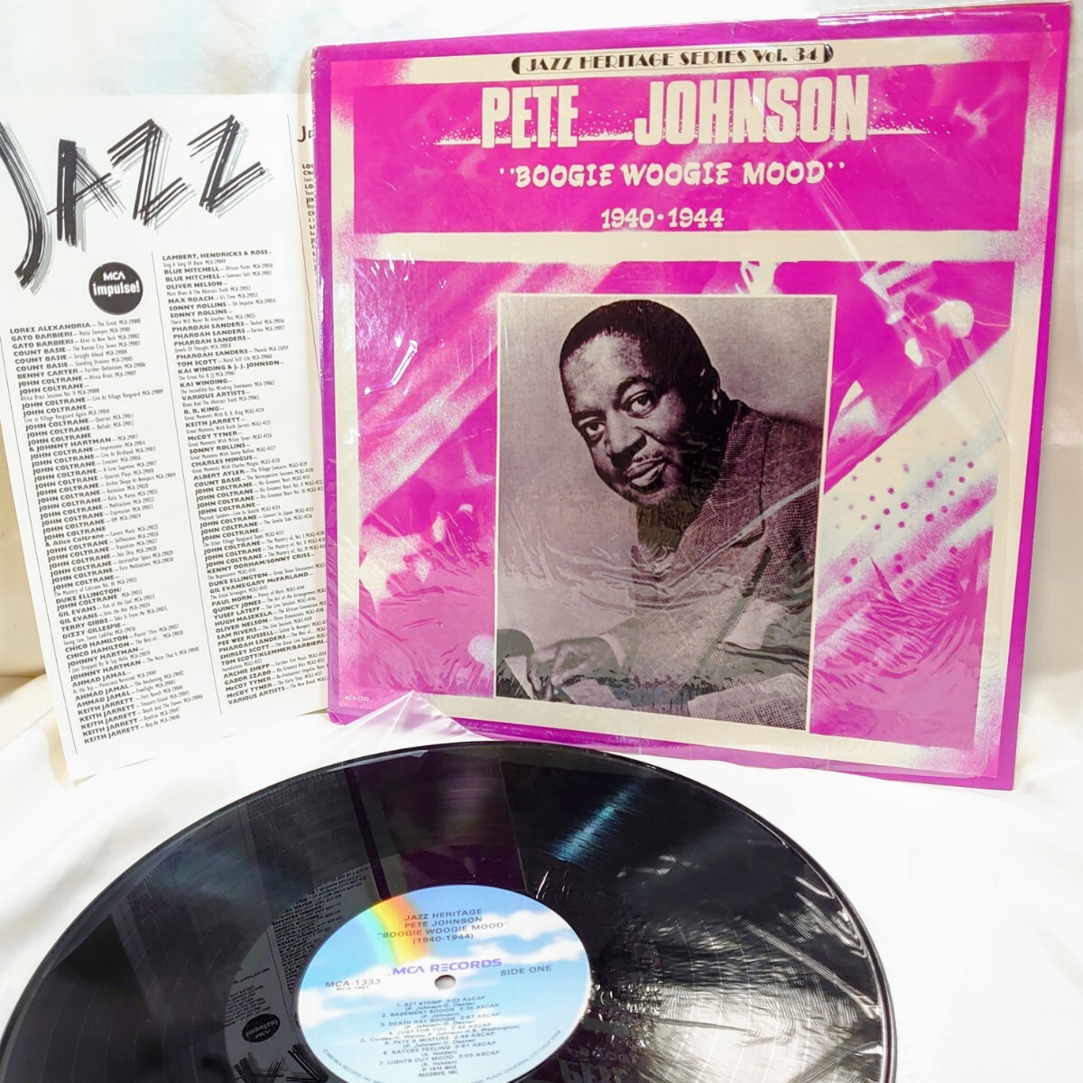 9558【US盤/LP】 Pete Johnson ピートジョンソン / Boogie Woogie Mood 1940-1944 MCA-1333 JAZZ ジャズ 12インチ レコード拍卖