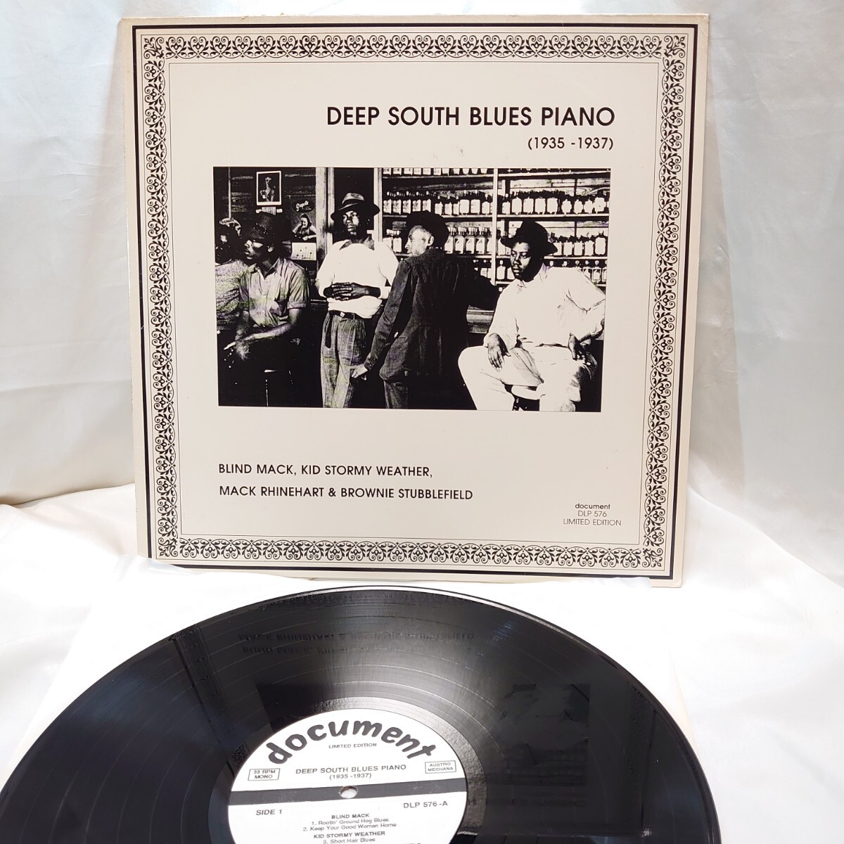 9560【オーストリア盤/LP】 Deep South Blues Piano 1935-1937 / ディープサウスブルースピアノ DLP576 MONO ブルース 12インチ レコード拍卖