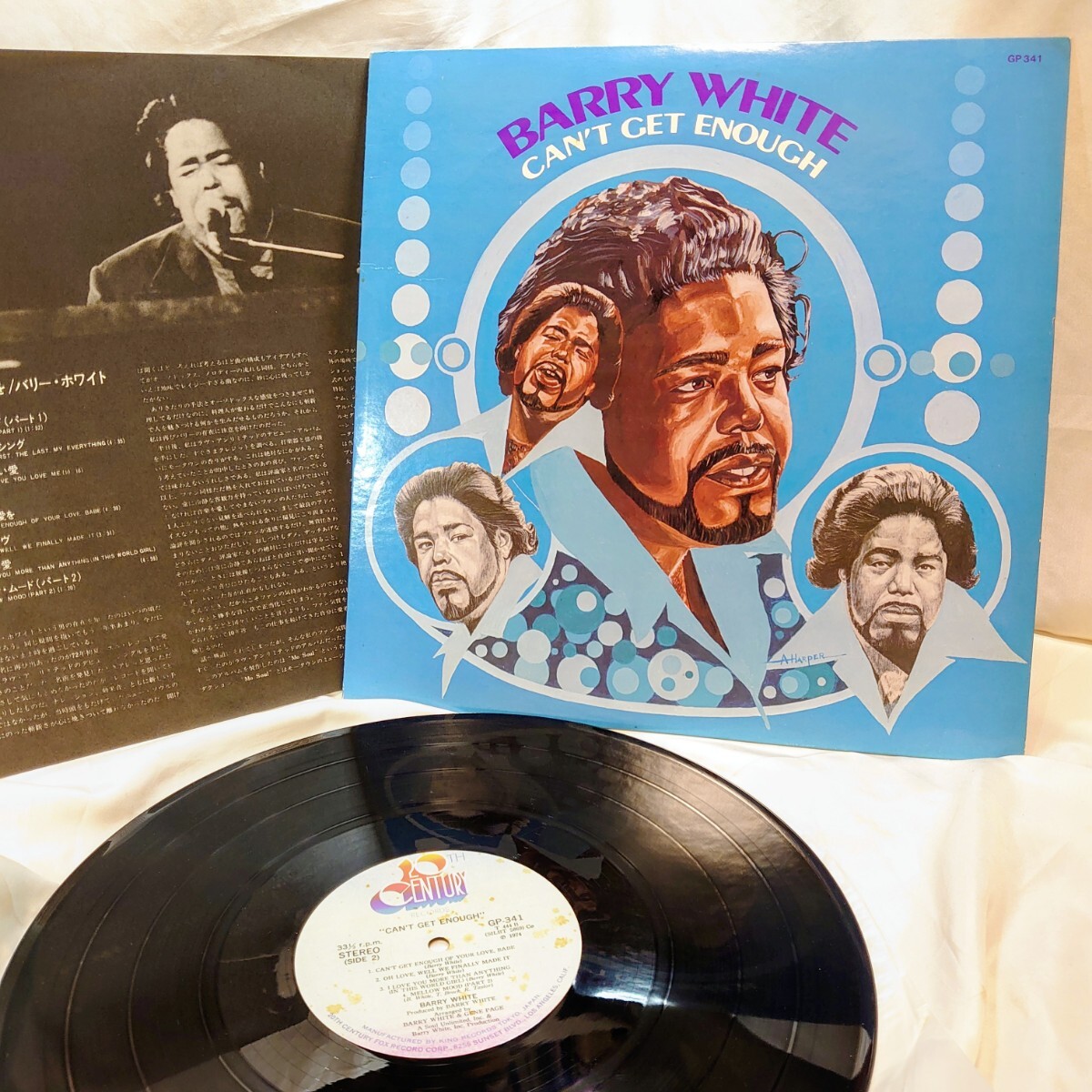 9566【LP盤】 バリーホワイト Barry White / Can't Get Enough of Your Love, Babe あふれる愛を GP-314 ソウル 12インチ レコード拍卖