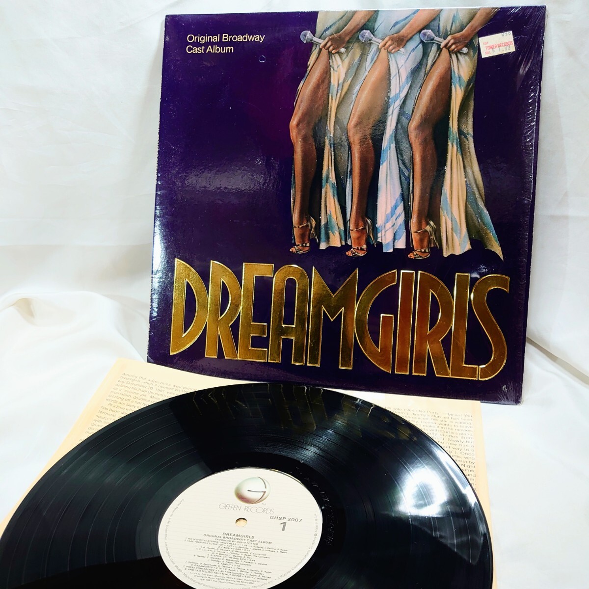 9604【US盤/LP】 DREAMGIRLS ドリームガールズ / ORIGINAL BROADWAY CAST ALBUM GHSP2007 12インチ レコード シュリンク拍卖