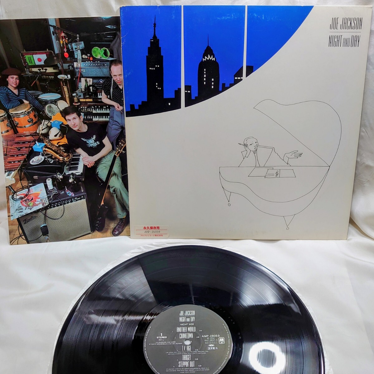 9622【見本盤/LP】 JOE JACKSON ジョージャクソン / NIGHT AND DAY AMP-28059 洋楽 ニューウェイブ ロック 12インチ レコード拍卖