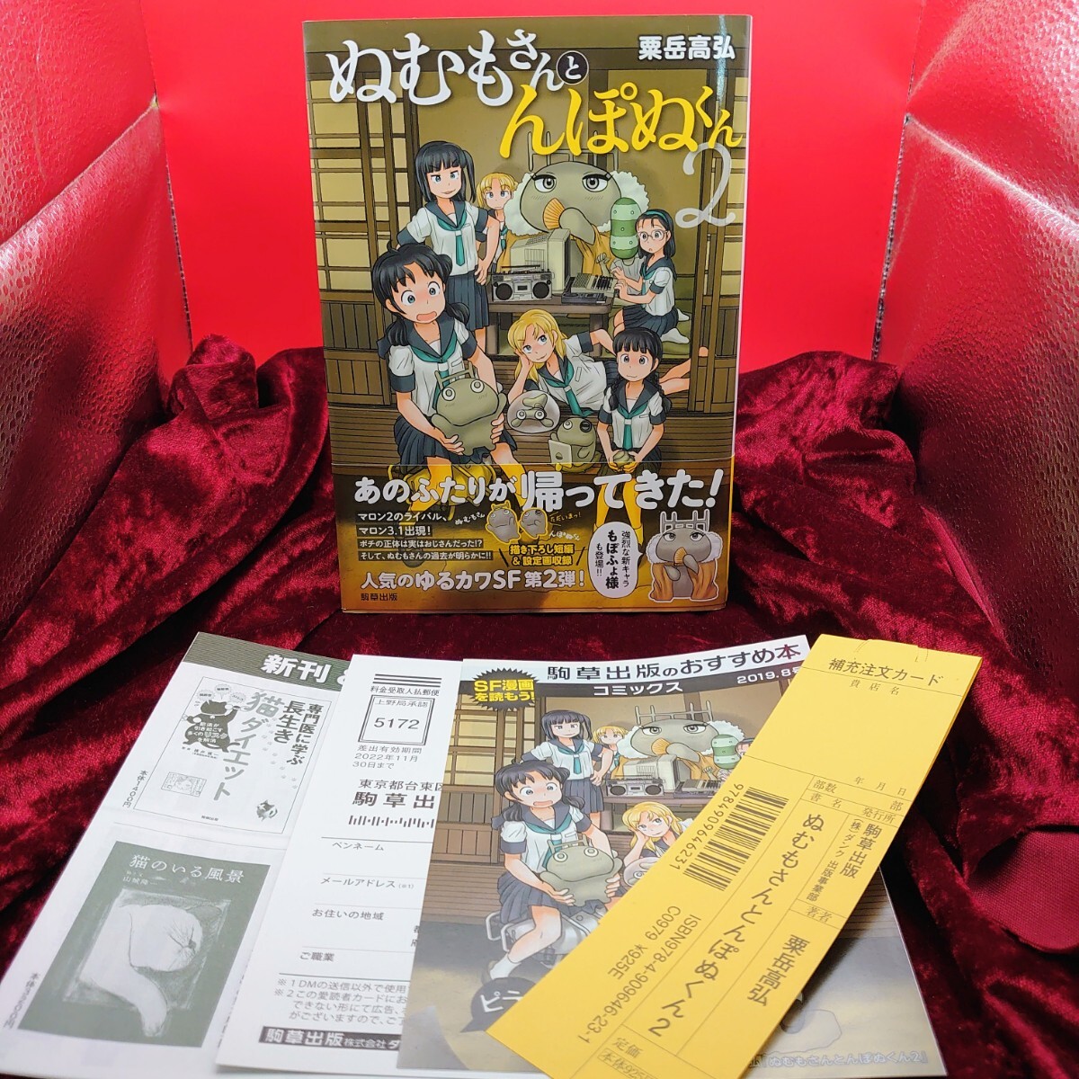 913【初版】ぬむもさんとんぽぬくん 2巻 栗岳高弘 駒草出版 漫画 マンガ コミックス拍卖