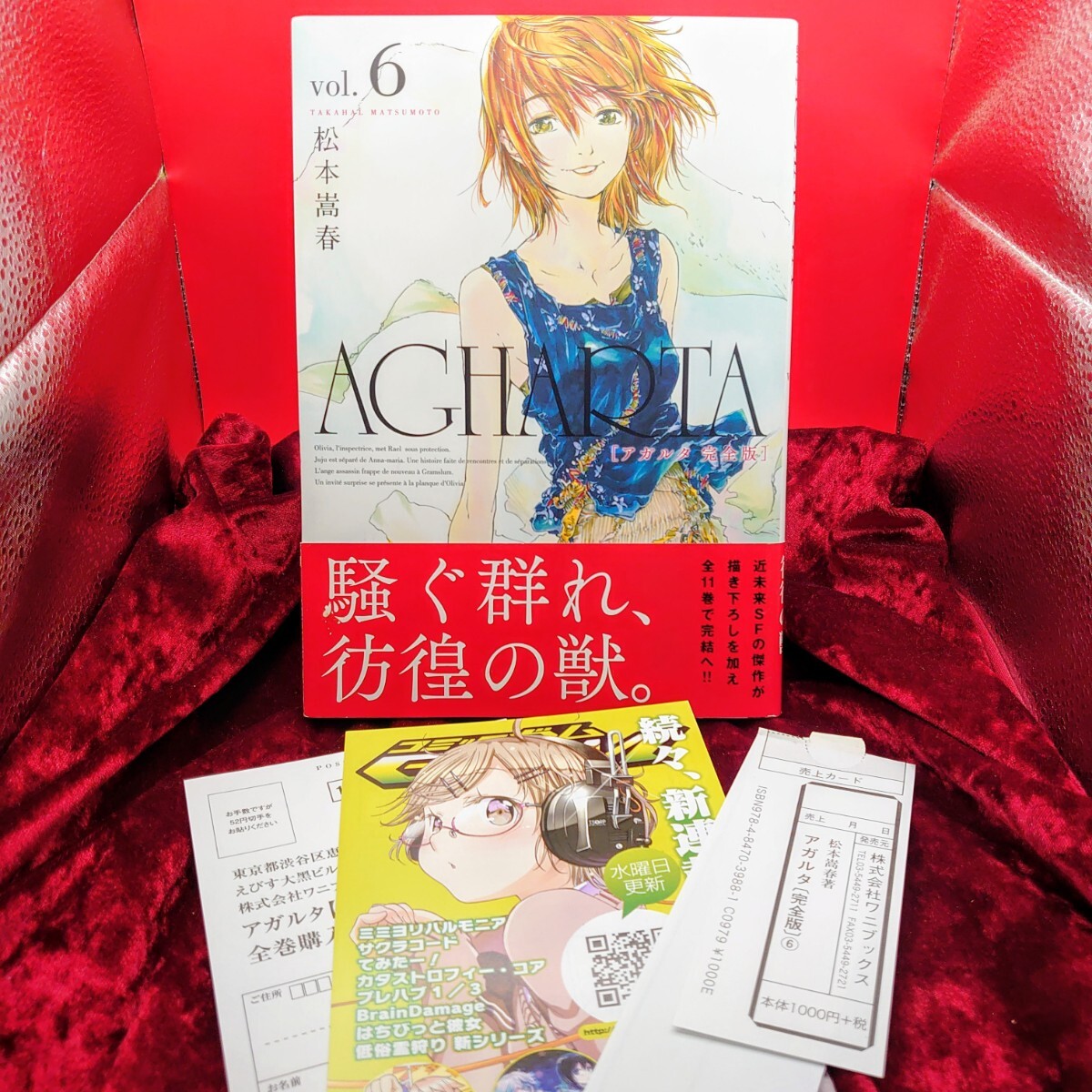 923【初版】 アガルタ 完全版 6巻 松本嵩春 ワニブックス 漫画 マンガ コミックス 帯拍卖