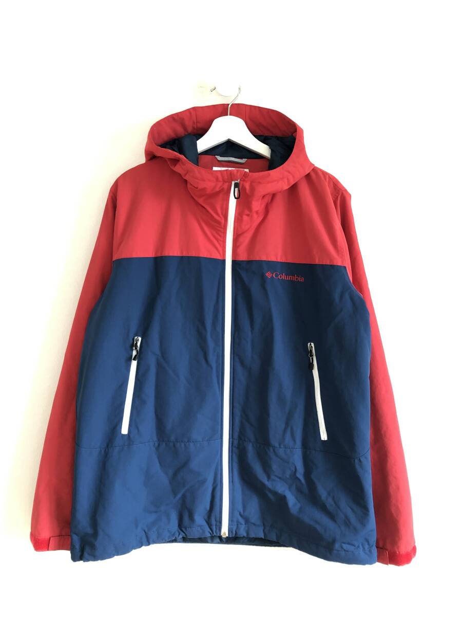 コロンビア Columbia 赤×青ラビリンスキャニオンジャケット XL拍卖
