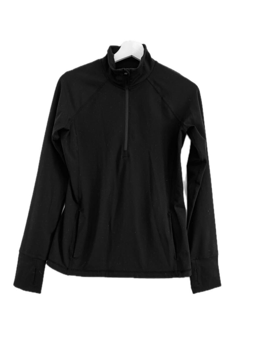 Gap Fit ブラック ハーフジップ ポケット付きロングスリーブS拍卖