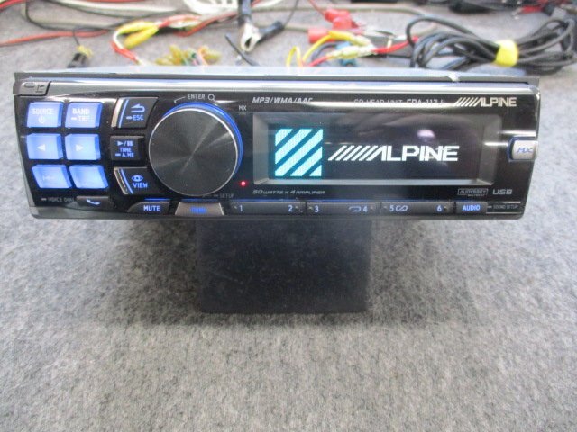 ▼ 動作OK アルパイン ALPINE CDA-117Ji CD USB ラジオ 1DIN CDデッキ CDプレーヤー オーディオ 中古品拍卖