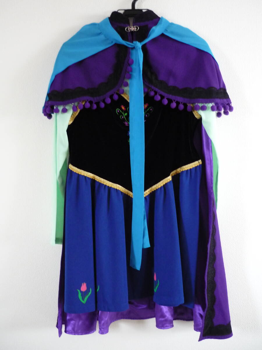 ☆ディズニー「アナと雪の女王」風コスプレ衣装 ディズニー ハロウィン 仮装 レディース 大人☆拍卖