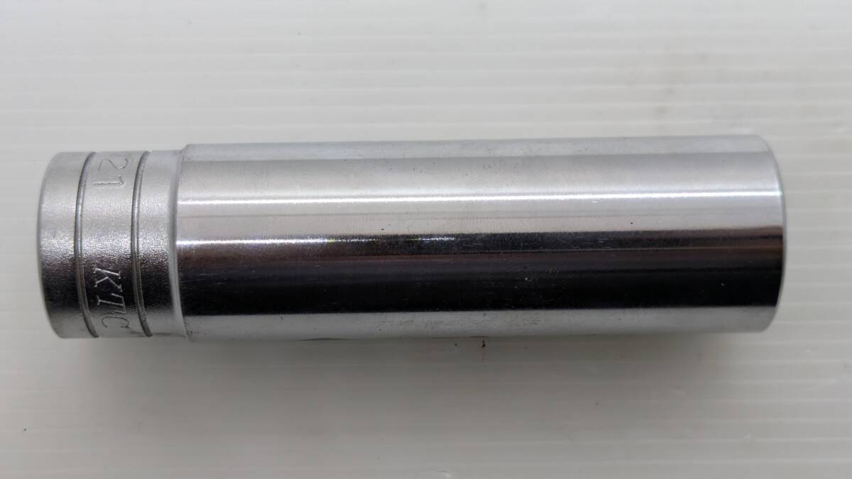 No.98●ソケットレンチ●B4L-21W●KTC●21mm●12角●ディープソケット●差込角12.7mm(1/2)拍卖