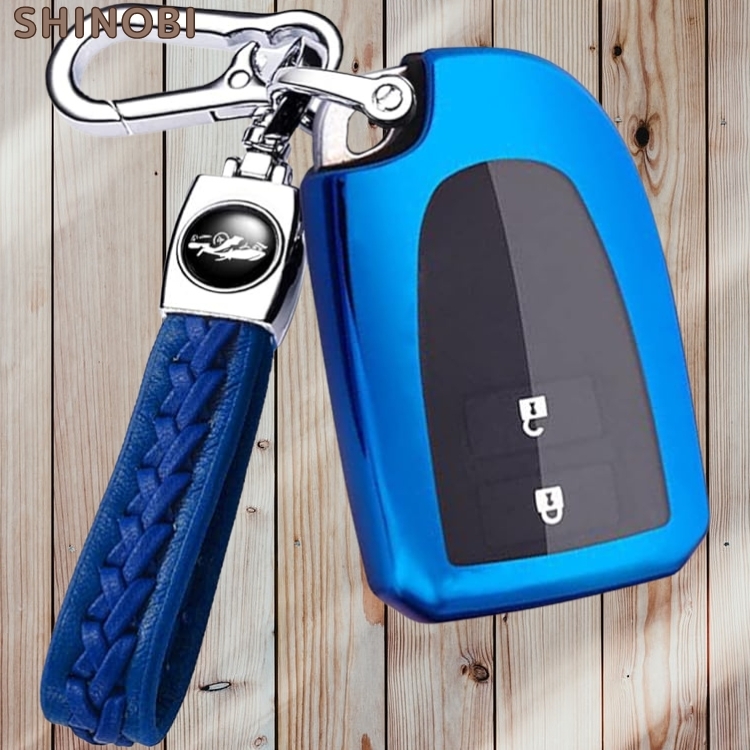 トヨタ スマートキーケース キーカバーハイエース 200系 4型 5型 6型 レジアスエース KDH TRH ポルテ スペイド 140系 等 ブルー拍卖