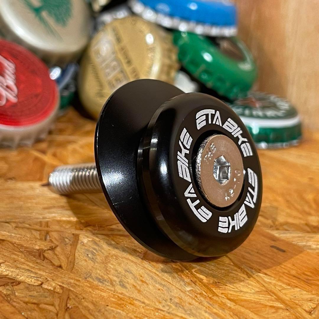 【新品】王冠トップキャップ ステム ブラック ロード MTB クロスバイク拍卖