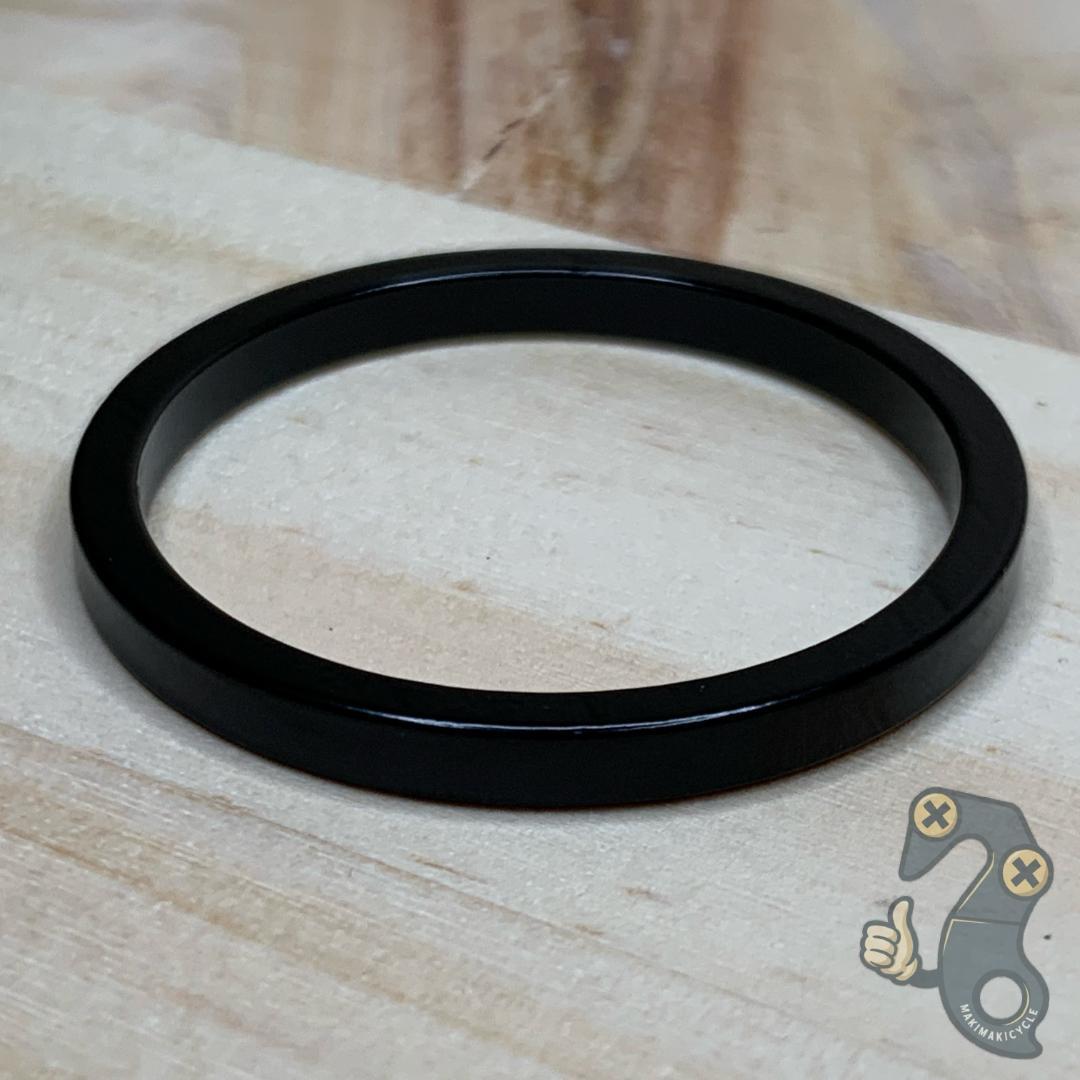 【新品】アルミ合金 ヘッドスペーサー 3mm ブラック オーバーサイズ拍卖