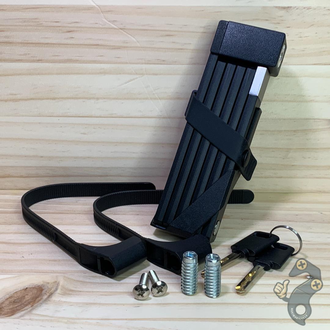 【新品】RIDERACE 折りたたみ式ロック 盗難防止 ブレードロック 自転車拍卖