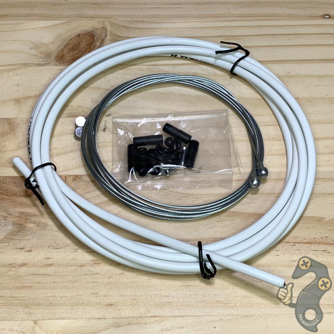 【新品】TALAEQ ブレーキ アウター ワイヤーセット ホワイト スチール拍卖