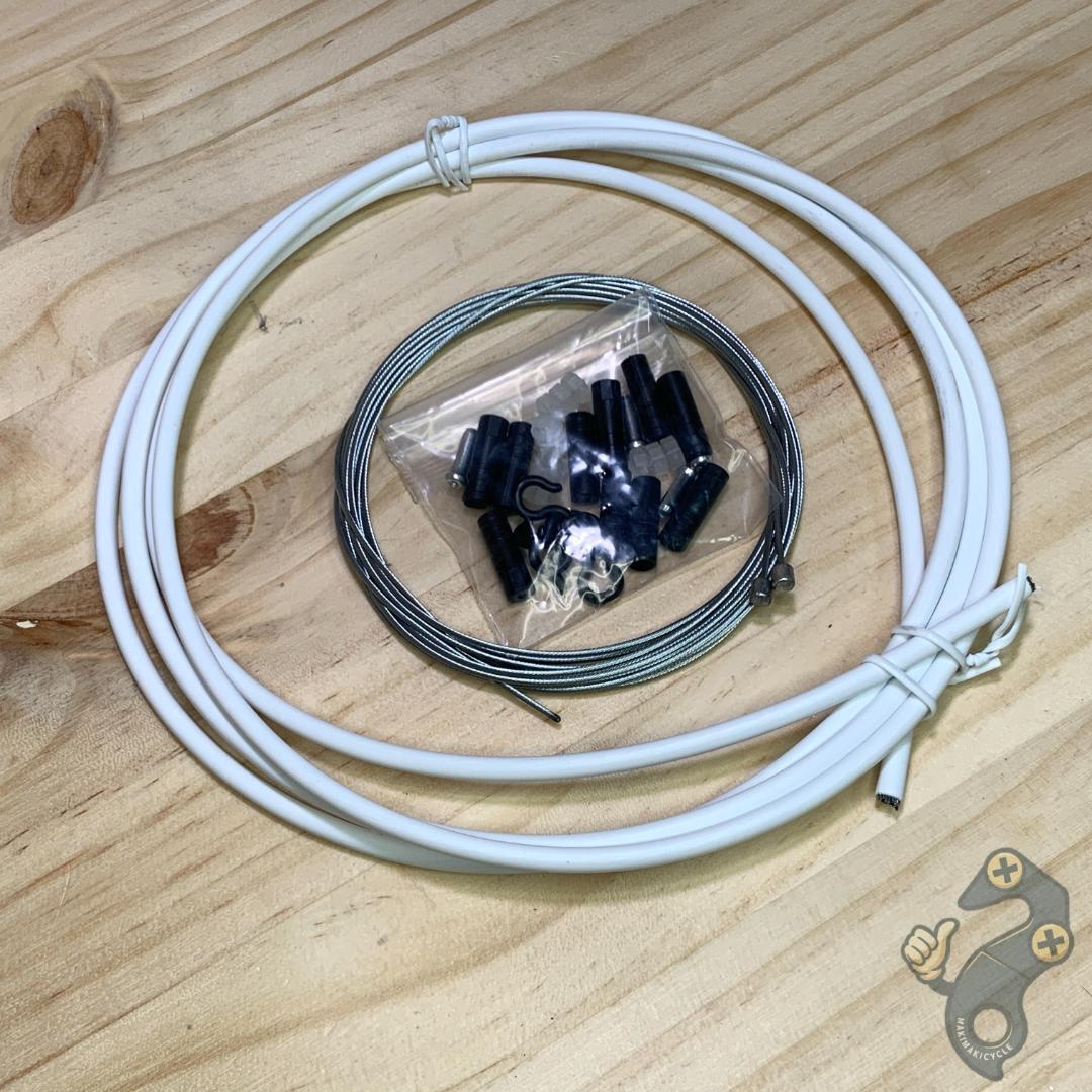 【新品】TALAEQ シフト アウター ワイヤーセット ホワイト スチール拍卖