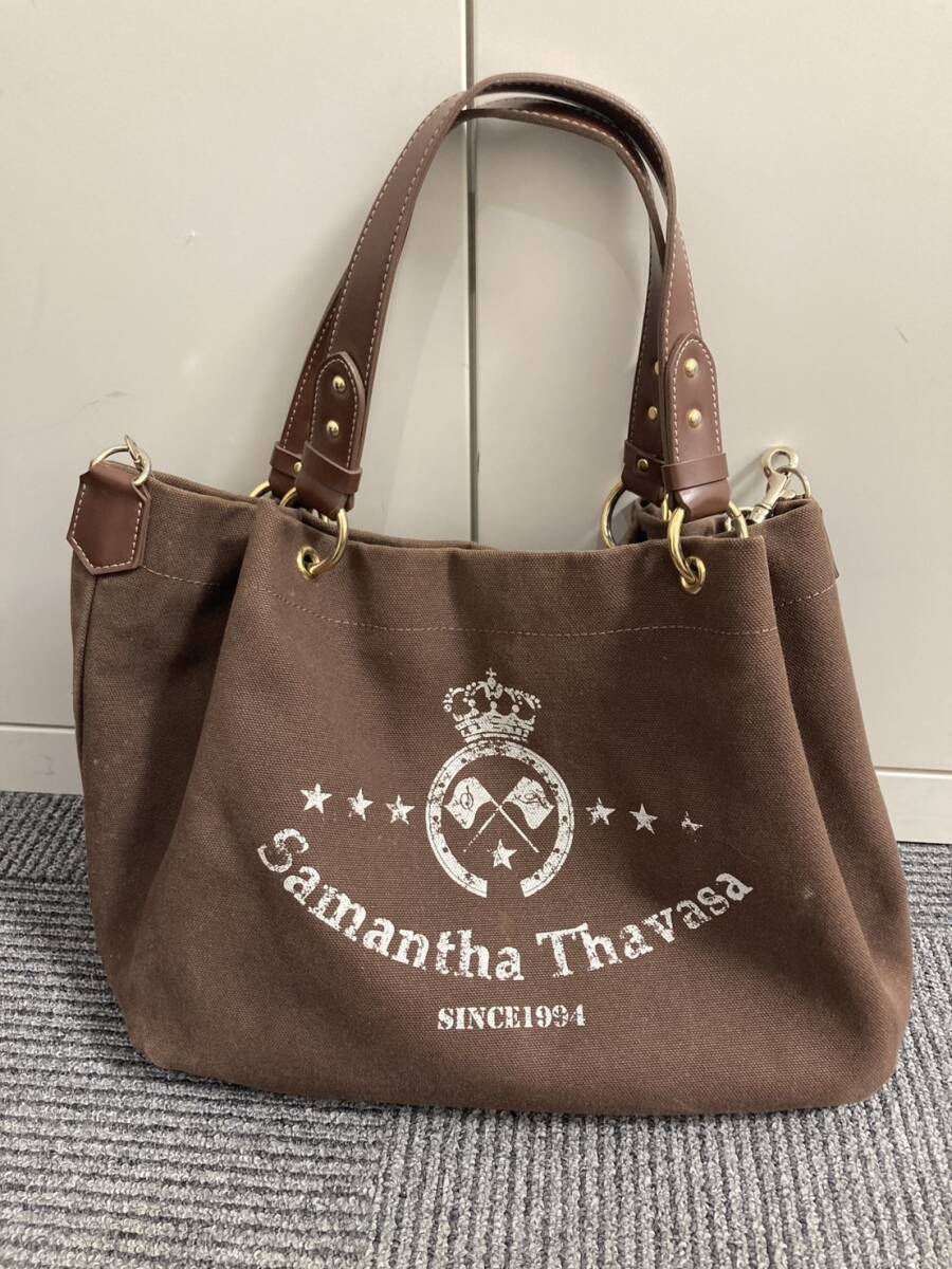 38007☆サマンサタバサ 2wayバッグ拍卖