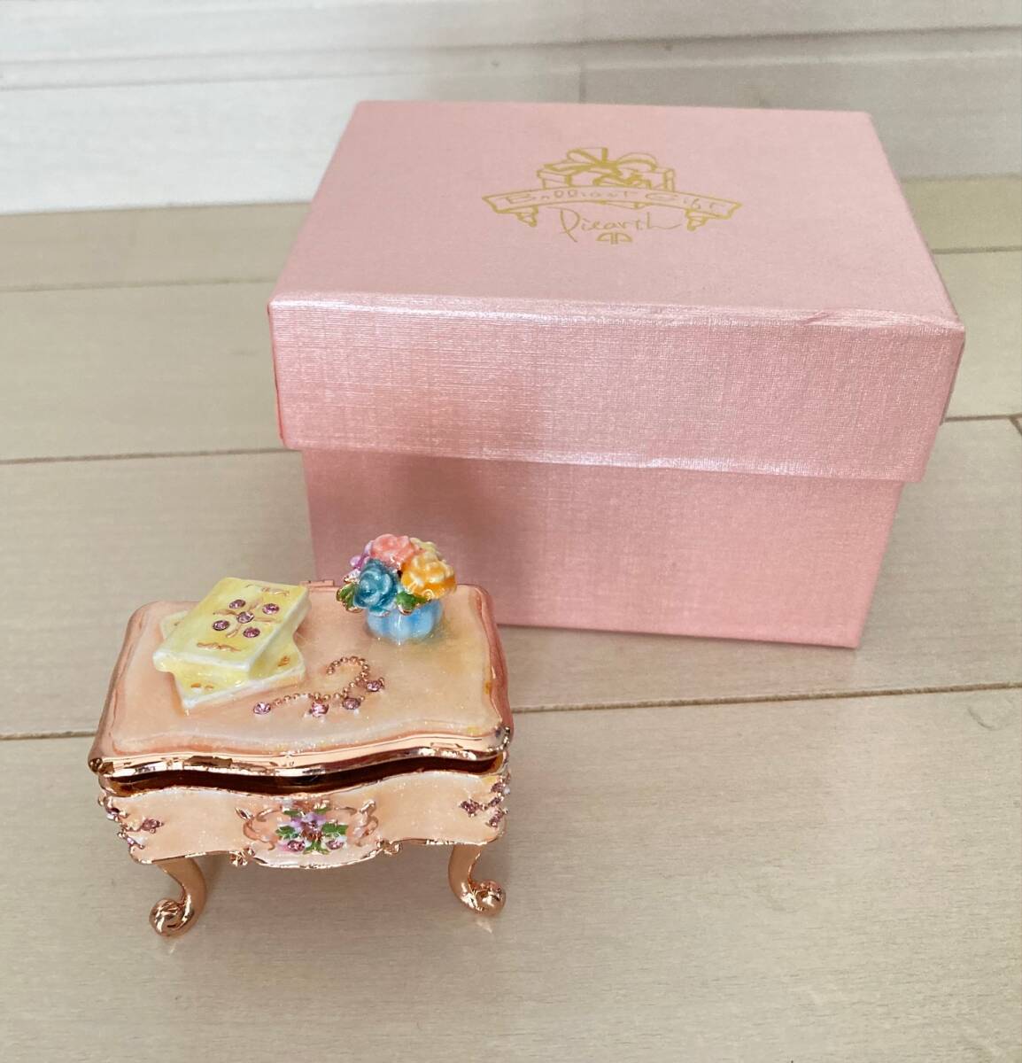 《訳あり》ピィアース ジュエリーボックス ミニデスク ピンク 拍卖
