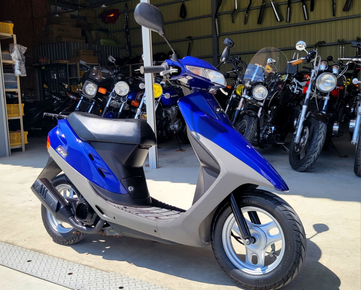 スーパーディオ AF27 セル1発始動! 2スト クリーニング済み♪ 新品パーツ多数! 徹底洗浄車! 原付 スクーター拍卖