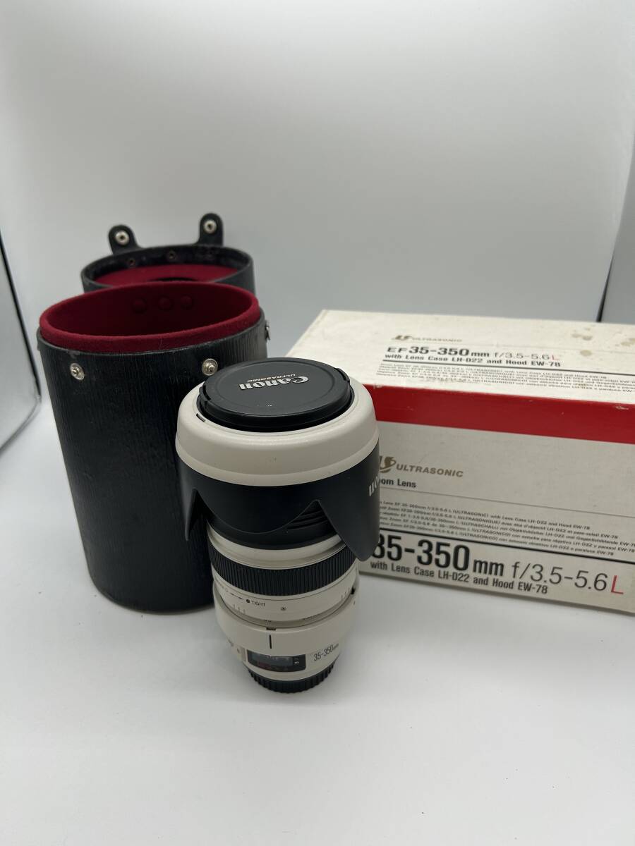H178☆ Canon キャノン レンズ EF 35-350mm F/3.5-5.6 L ズーム ウルトラソニック LH-D22 レンズフード EW-78 一眼カメラレンズ拍卖