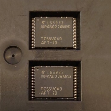 東芝製SRAM TC55V040AFT-70 2個セット 集積回路 拍卖