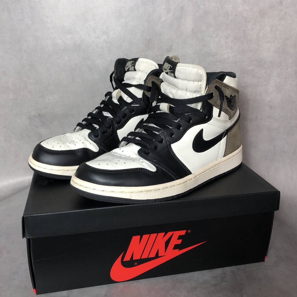 GQ3382◇NIKE : AIR JORDAN 1 HIGH OG 555088-105◇26.5cm◇Sail/Dark Mocha/Black ナイキ エアジョーダン1拍卖