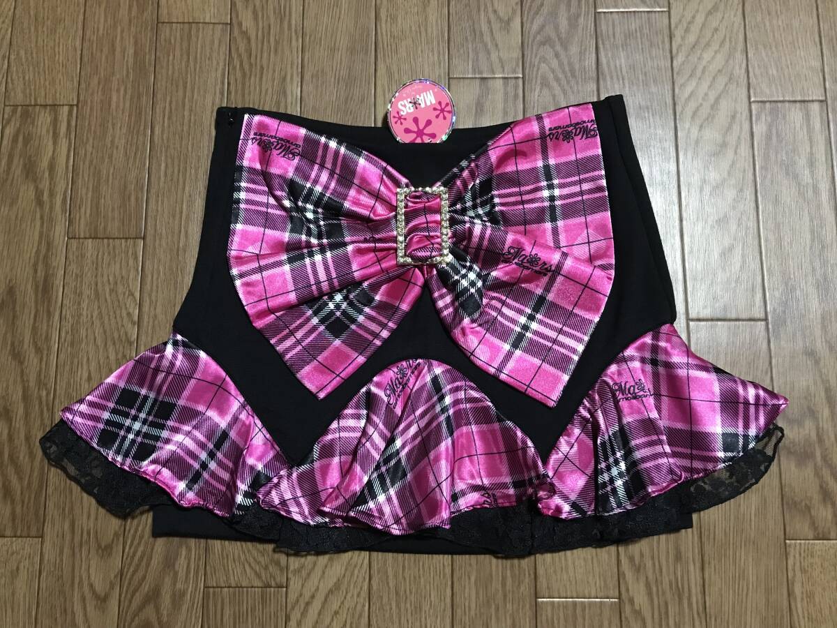 ★新品タグ付き★MA*RS マーズ MARS★チェック柄 ビッグリボン付きミニスカート★希少 レア拍卖