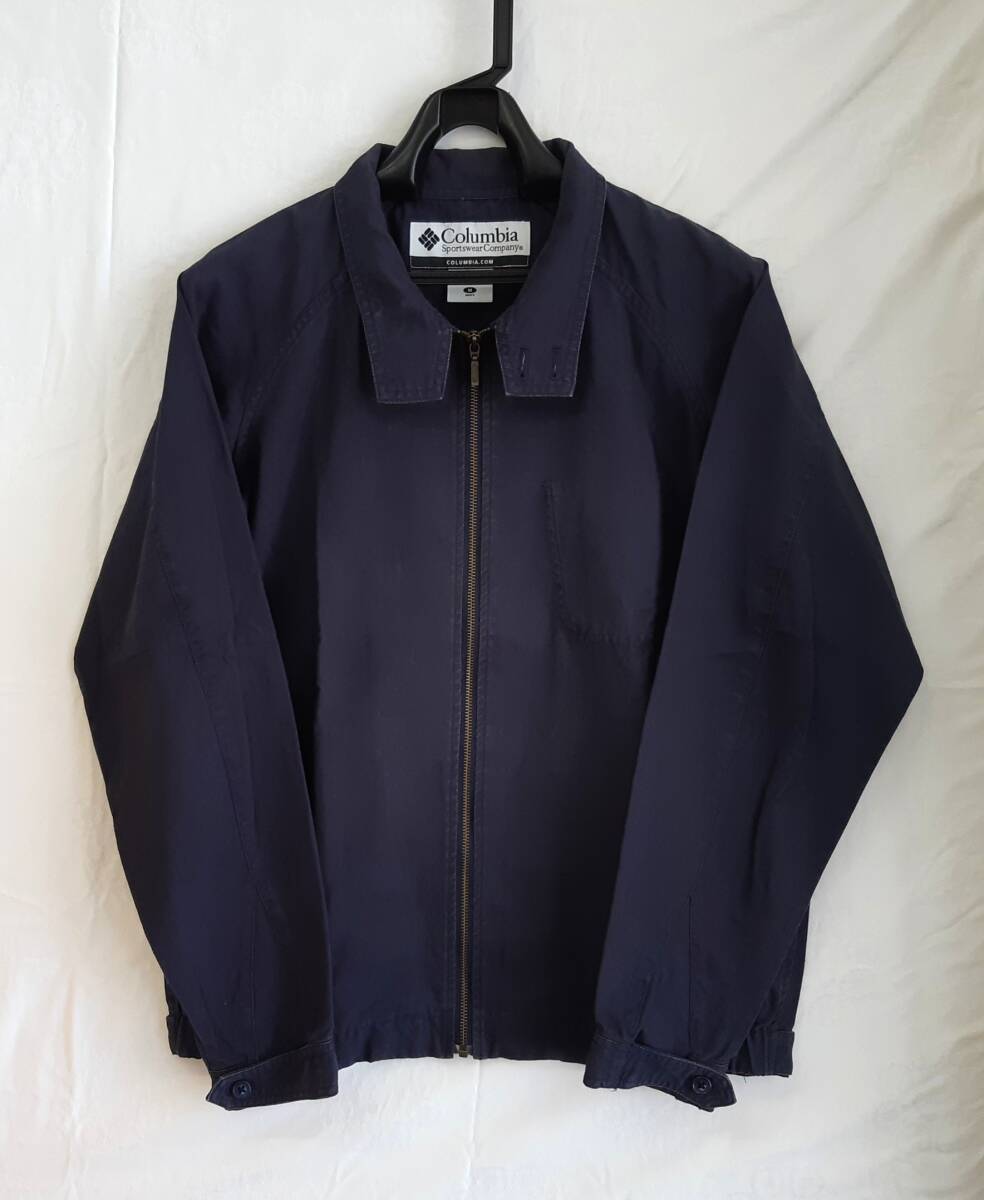 【菊水-451】コロンビア Columbia/フルジップ ジャケット/メンズ/ネイビー/M(SK) 拍卖