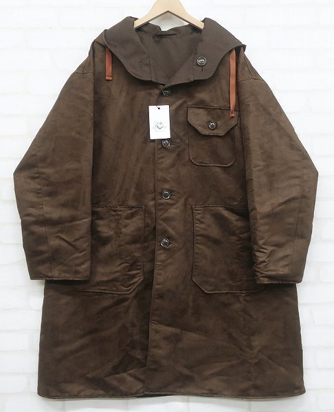 2J7150■新品 コンスパイアーズ ミルコートリバーシブル フェークスエード ポリエステルドライサージ the conspires MIL COAT REVERSIBLE拍卖