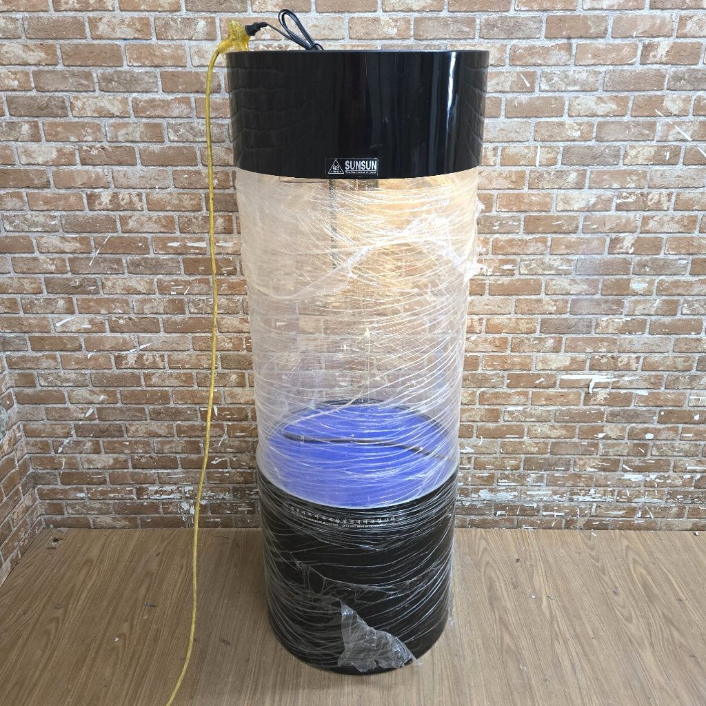 ★☆*5g002-1 SUNSUN 円柱型水槽 φ51cm 高さ141cm 円柱水槽 丸型水槽 100V 60Hz 点灯確認 希少 レア 倉庫保管未使用品♪☆★拍卖