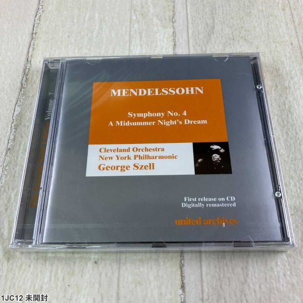 1JC12 未開封 CD / メンデルスゾーン / 交響曲第4番 イタリア / 真夏の夜の夢 / ジョージ・セル / クリーヴランド管弦楽団 / ニュ拍卖