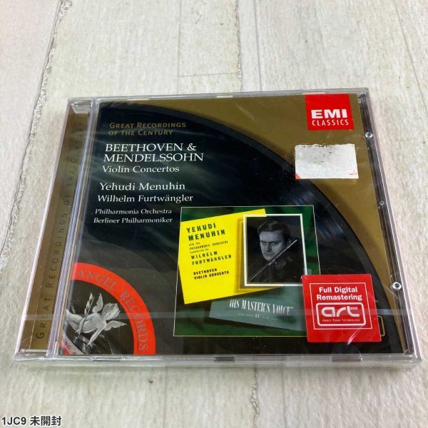 1JC9 未開封 CD / ベートーヴェン & メンデルスゾーン ヴァイオリン協奏曲 / メニューイン & フルトヴェングラー / EMI Clas拍卖