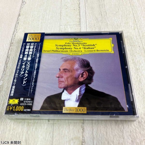 1JC9 未開封 CD / メンデルスゾーン 交響曲第3番&第4番 / バーンスタイン指揮 / DG拍卖