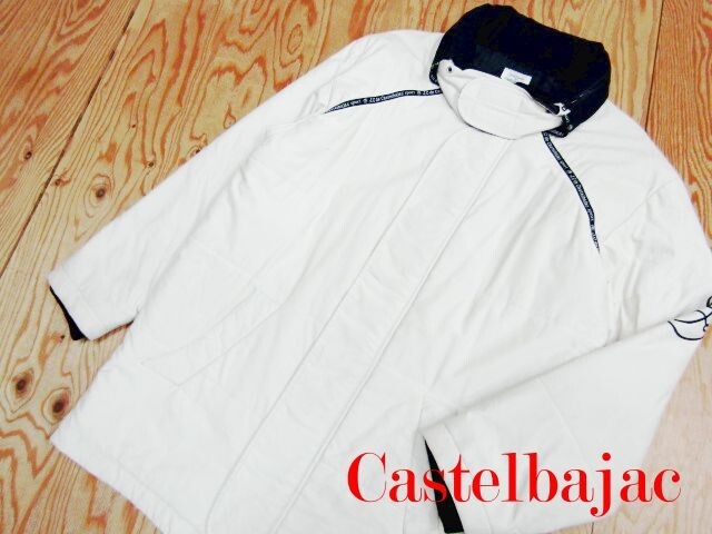 ★カステルバジャック CASTELBAJAC★メンズ バックロゴ刺繍 パディングジップショートコート★R70928026C拍卖