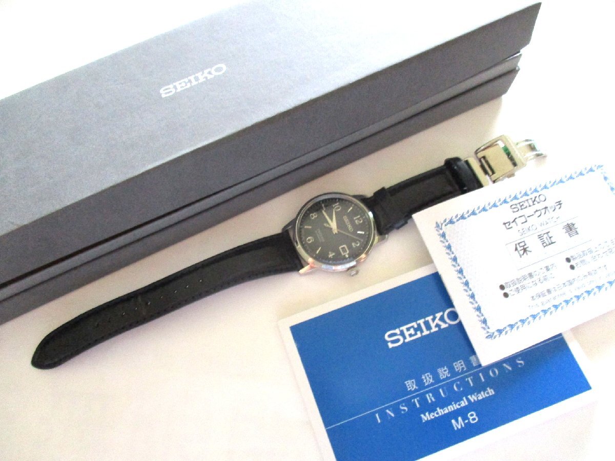 ★とちぎ屋!【SEIKO】セイコー プレサージュ 4R35 自動巻・バックスケルトン ネイビーカラー文字盤 メンズ腕時計★拍卖