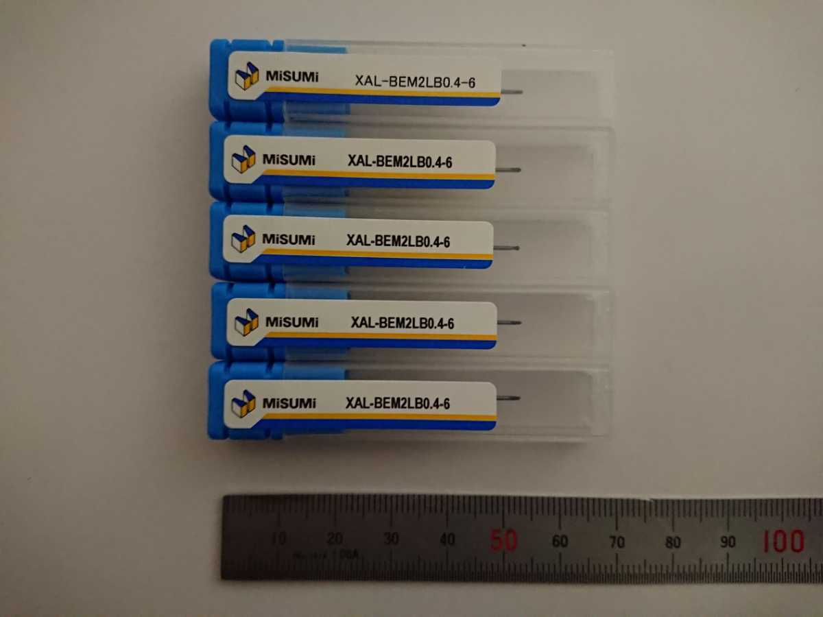 R0.4 首下6mm 新品 超硬 ボールエンドミル 5本セット misimi ミスミ製拍卖