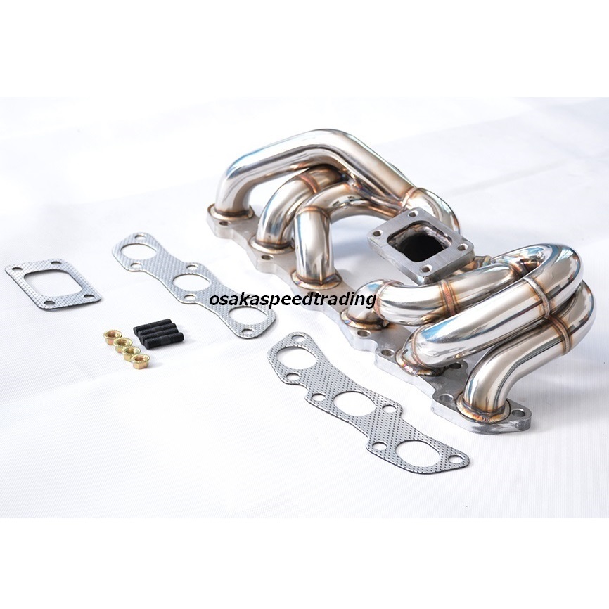 耐久性 (SUS304) WC34 ステージア RB25DET 純正交換 ステンレス エキマニ タービン マフラー 未使用 インタークーラー拍卖