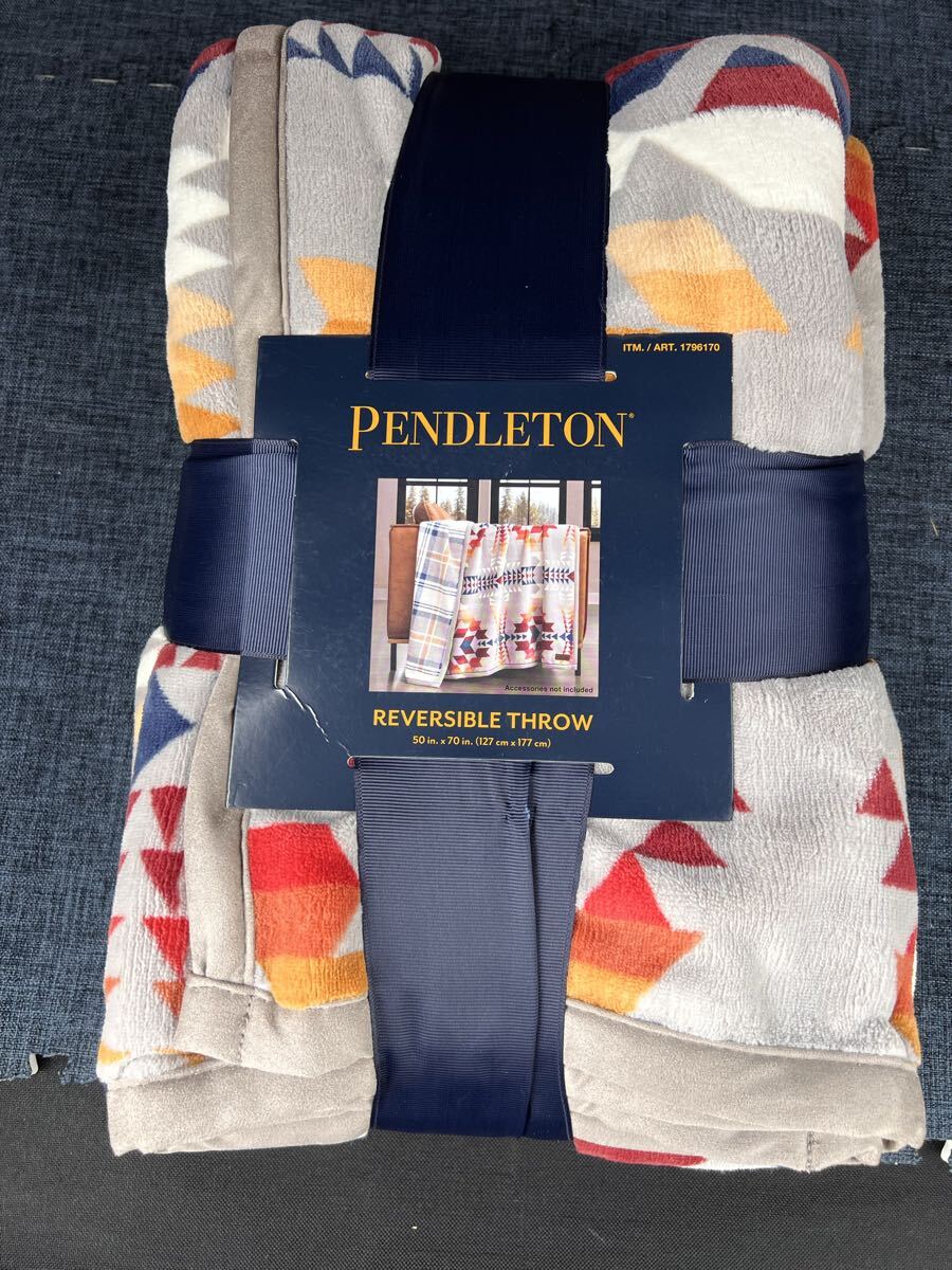 PENDLETON ペンドルトン リバーシブルブランケット 毛布 未使用 未開封 新品拍卖