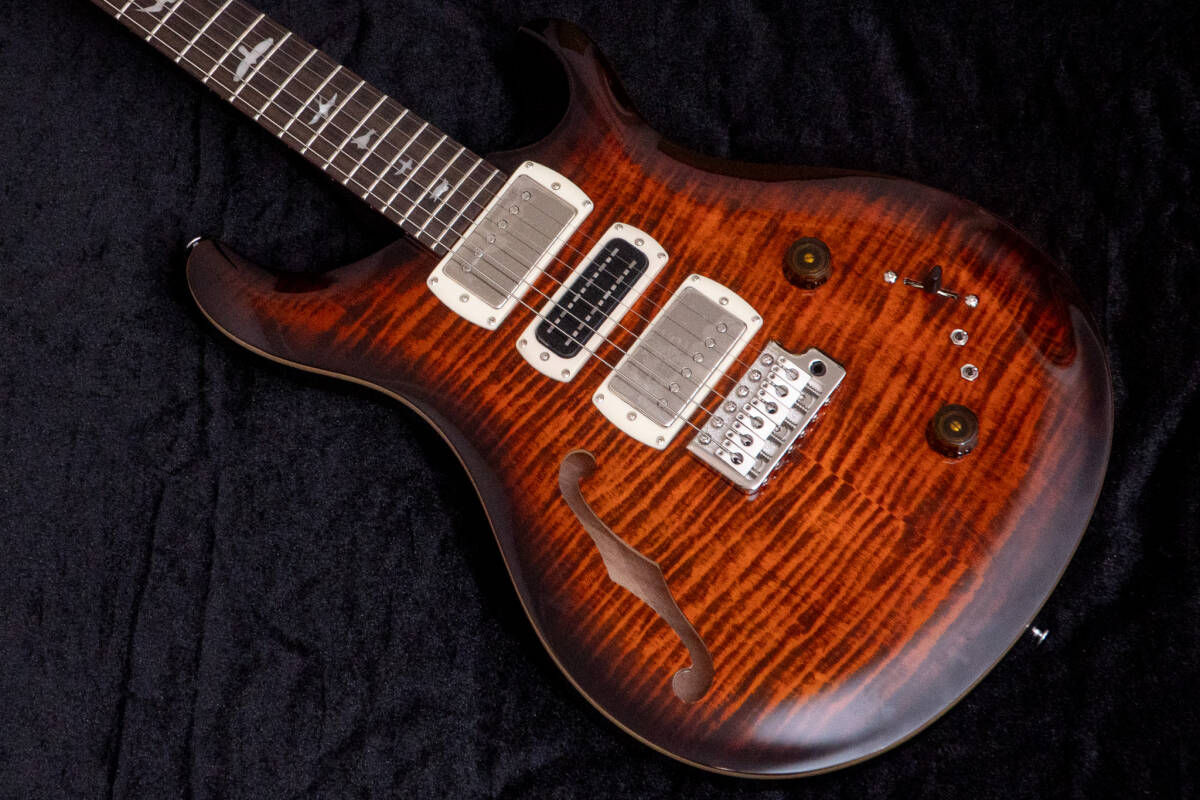 【new】PRS(Paul Reed Smith) / SE Special Semi-Hollow Orange Tiger Smokeburst 2025 3.44kg #H020379【TONIQ横浜】拍卖