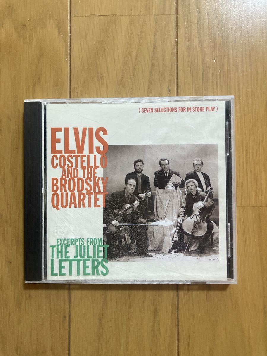 ○《輸入盤》非売品【エルヴィス・コステロ・アンド・ブロドスキー・カルテット】『EXCERPTS FROM THE JULIET LETTERS』CD拍卖